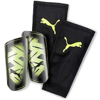 PUMA XLXS Schienbein-Absicherung Unisex Adult ULTRA Flex Gelb-Schwarz