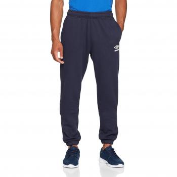 Black‑Blue Fleece Jogger Pants – Men L