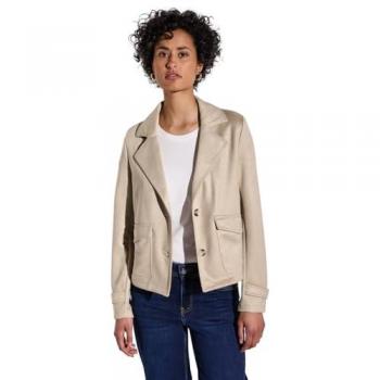 Dames Street One Velours Jas Beige 46