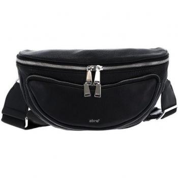 Abro Umhängetasche Leather Dalia – schwarzer Unisize-Style für Frauen