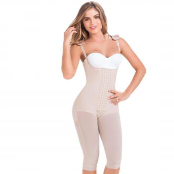 Gaine amincissante chirurgie esthétique après grossesse femme beige