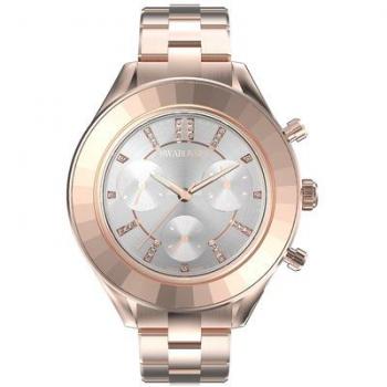 Swarovski Men’s Octea 39mm Rose Gold Quartz Clock