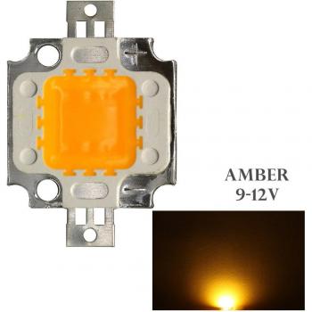 Projecteur avec cadre en cuivre 10W, puce LED RGB intégrée 9-12V, couleurs rose, rouge, vert, bleu