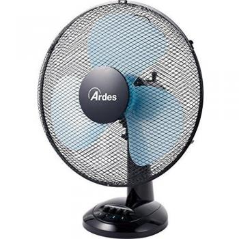 Ventilatore da Tavolo Ardes Easy40 con 3 velocità, inclinazione regolabile e 40 cm di diametro