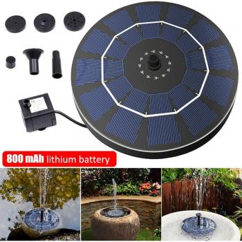 800mAh Solar Floating Fountain for Garden