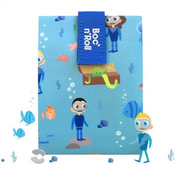 Roll'eat ® | Bolsa Merienda, Porta Bocadillos Ecológico, Color Ocean