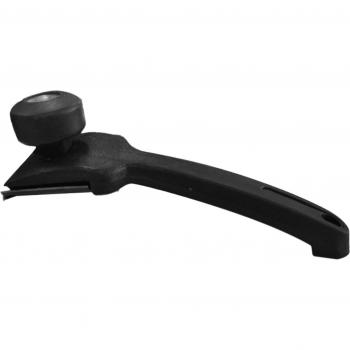 Multifunctional Portable Black Wood Scraper with Soft Grip Handle