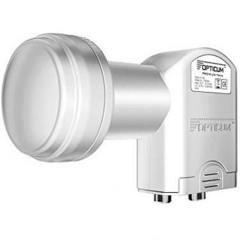 Twin LNB Digital Full HDTV HD 3D LNC LMB 2 Teilnehmer SAT Wetterschutz OPTICUM