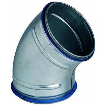 Coude 45° galva embouti D160