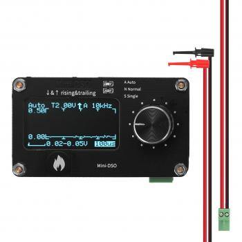 Single-Channel 250 kHz Sampling Rate OLED Touch Oscilloscope