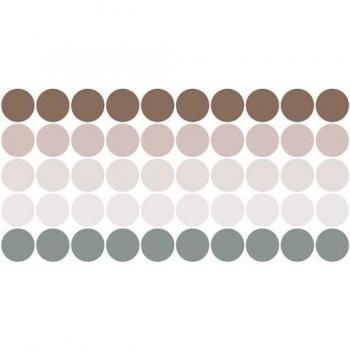 Vintage Colorful Dot Washi Tape Set