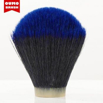 OUMO Synthetik Rasierpinsel Blau