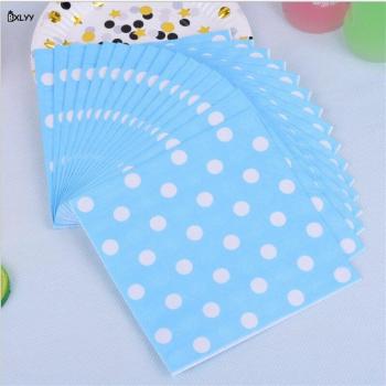 Unicorn Dot Pattern Paper Napkins