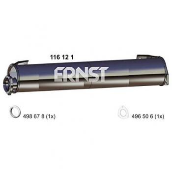 Ernst T25 1600cc Turbo Diesel Silencer – 1989 to 1992