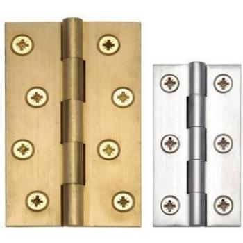 Satin Chrome 1.5 × 0.875 Butt Hinge – Model HG99‑110‑SC