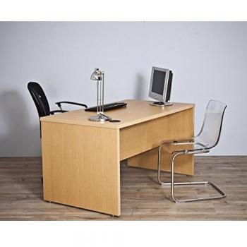 Mesa Escritorio Jarama 9001 TopKit – Color Roble, Dimensiones 74x160x80 cm
