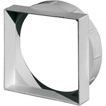 First Plast – Grille aérodynamique PVC 101×101 mm pour tuyau Ø125 mm