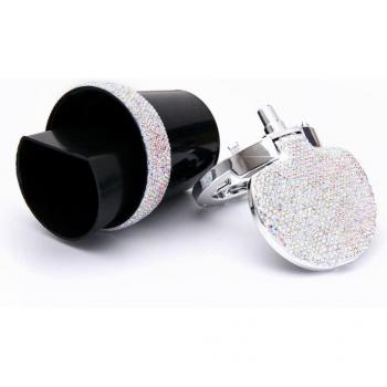 Tragbarer Autoaschenbecher “Bling” – Strass, LED, Diamantenlicht