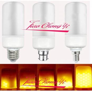 B22 E27 E14 Decorative LED Flame Lamp 6W