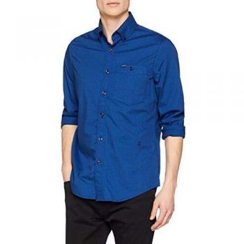 G-STAR RAW Chemise Casual Slim Core BTN Down 1pkt, Bleu