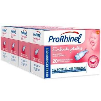 Mouche-bébé Prorhinel, 20 Embouts Souples Jetables