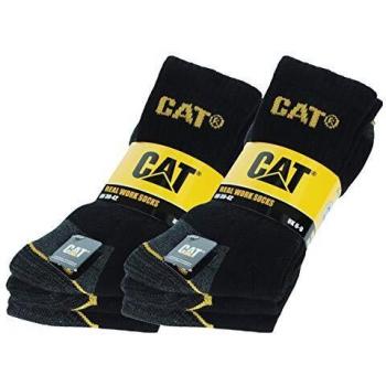 Caterpillar Calcetines Reforzados 6 Pares para Uso Laboral