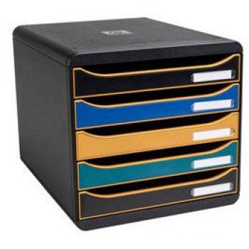 Organisateur de bureau Big Box Plus 5 tiroirs Neo Deco Exacompta