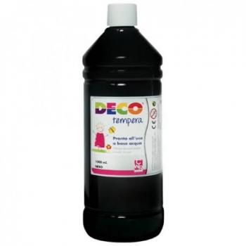 Tempera flacone 1 litro nero