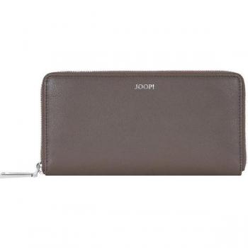 Joop! Grey Leather Melete Wallet 19 cm with RFID Protection