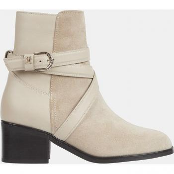 Botines de mujer en ante con tacón de Tommy Hilfiger