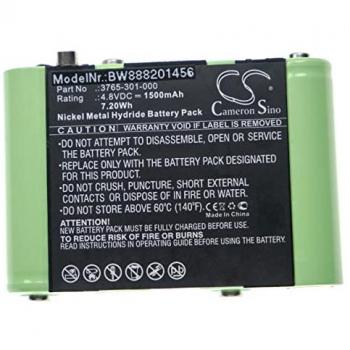 Batterie rechargeable NiMH 1500mAh 4,8V pour lampe de poche Peli 3715Z0, 3760Z0, 3765, 3769