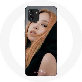 Jennie Blackpink Born Pink Poster Case for Samsung Galaxy A03