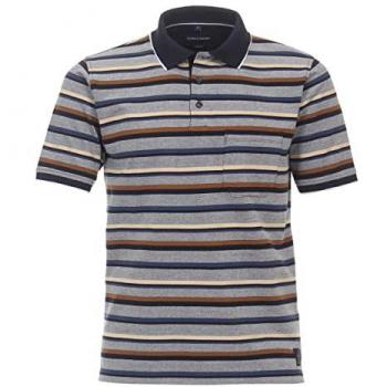CASAMODA Herren Polo-Shirt gestreift