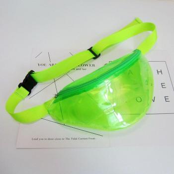 Green and Pink Phone Pouch Waist Bag