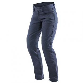 Dainese Casual Slim Pantaloni Moto Tessili da Donna Blu 30