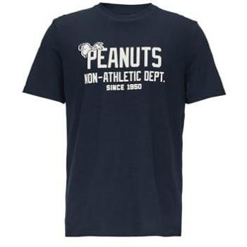 Kobaltblaues s.Oliver T-Shirt – Regular Fit, Marine Farbe, Männer L, RED LABEL, Peanuts‑Print