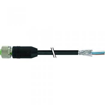 Shielded PUR Electronics Cable, 4x0.34 mm², 15m