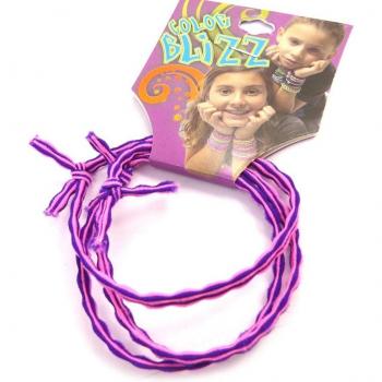 Colorful Violet‑Pink Elastic Wristbands – Lily Edition