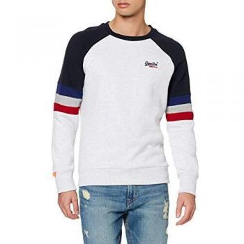 Sudadera Gris Superdry OL Engineered Crew XL Hombre