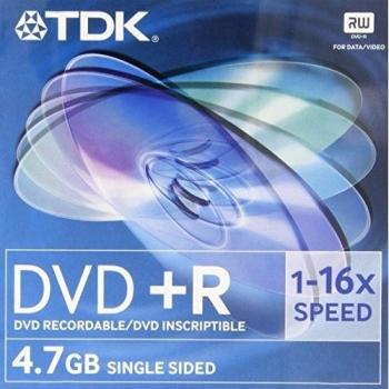 Disco DVA Recordable TDK 4.7 GB – 120 Minutos