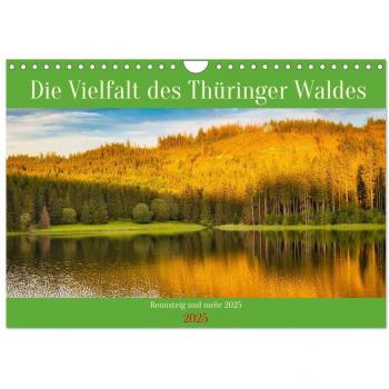 Die Vielfalt des Thüringer Waldes (Wandkalender 2025 DIN A4 quer) CALVENDO Monatskalender