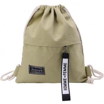 Leinwand Sport Rucksack für Schule