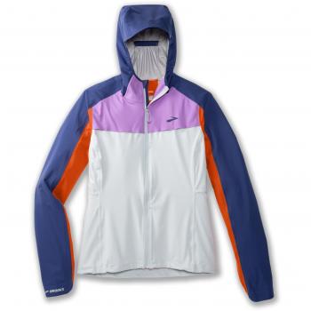 Brooks High Point Damenjacke, wasserfeste Variante – Slate-Gray
