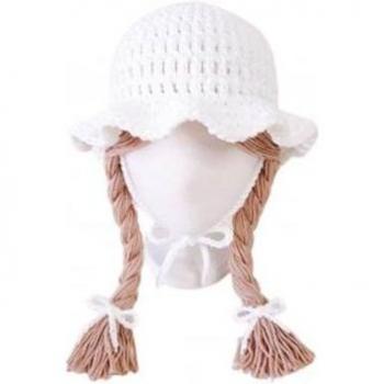 Gorro Tejido a Mano con Trenzas