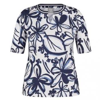 Rabe T-Shirt Dunkelblau für Damen Größe 42