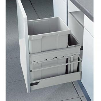Hailo Euro Cargo Abfalleimer, Kunststoff, 45 Liter
