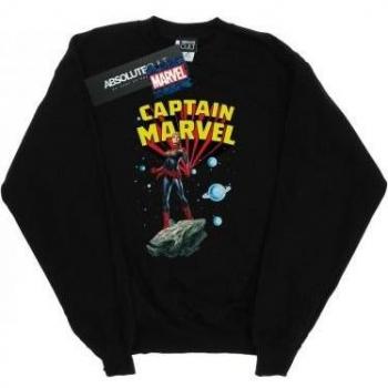 Marvel Cosmic Captain Pose Graphic Sweater L/White