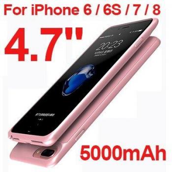 Étui Chargeur Ultra-Fein 5000mAh – Batterie de Rechange iPhone 6/7/8