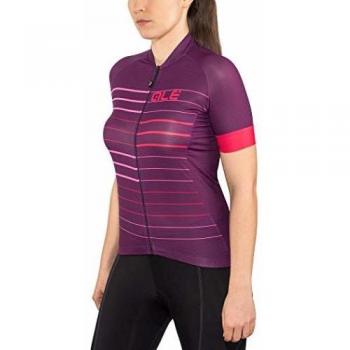 Alè Camicia Breve Solida Ergomorfica Viola Gerbera M