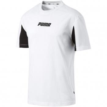 Herren T-Shirt Puma Rebel – weiß, Größe Small